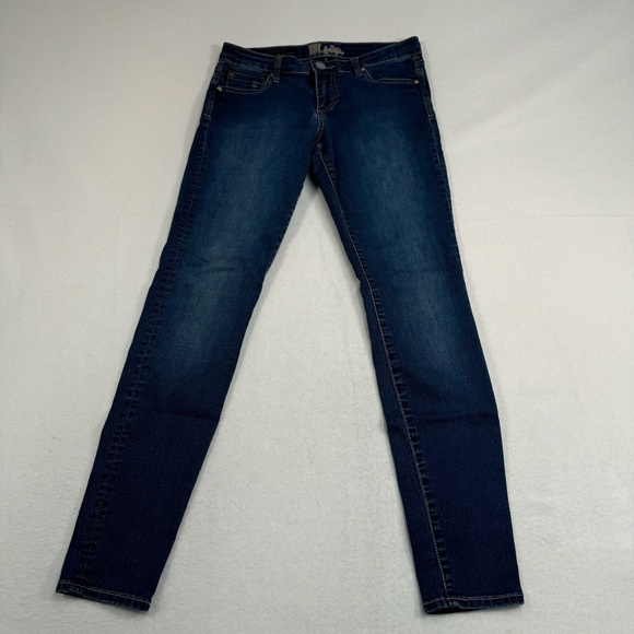 Kut From The Kloth Viv Toothpick Skinny Jeans Womens Size 6 Dark Blue Low Rise - Picture 2 of 14